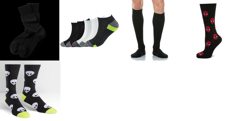 man black socks